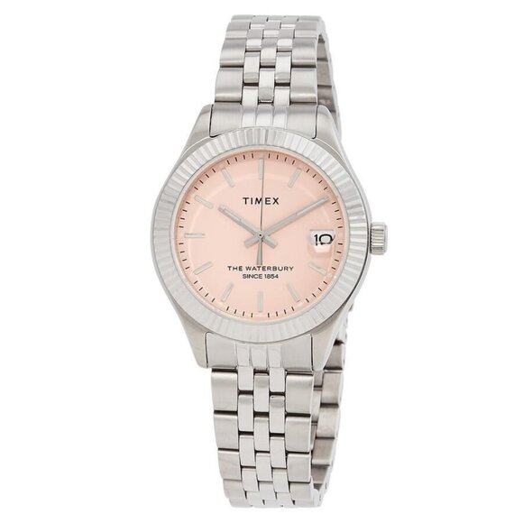 NWT Timex Fashion Ladies Quartz Steel Authentic Watch - Picture 1 of 3